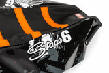 Seat Cover Rieju MRT Stage6 Full Covering orange / white
