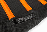 Seat Cover Stage6 black - orange Yamaha DT