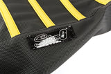 Seat Cover Stage6 black - yellow Derbi Senda 2005 - 2010