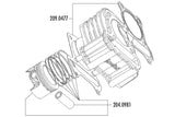 Cylinder Kit 158cc Polini aluminium D.59mm Yamaha Cygnus 125