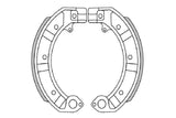 Brake Shoes Polini 150x24mm Vespa PK / PX 125