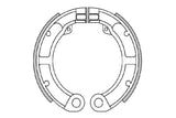 Brake Shoes Polini 125x20mm Vespa 50 Special with 9 rim