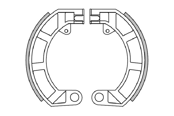 Bromsbelägg Polini 150x24mm Vespa 50 Special / Primavera / ET3 125