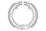 Brake Shoes Polini 125x17mm Vespa 50 Special / PK 50 / S / Ape
