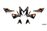 Graphic Kit Yamaha Aerox before 2013 Stage6 orange / black