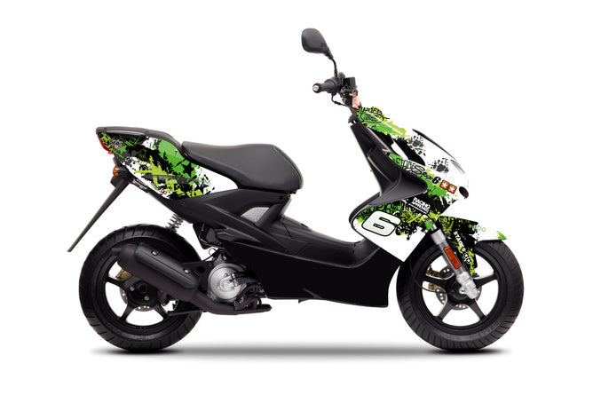 Grafikset Yamaha Aerox före 2013 Stage6 grön / svart