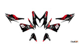 Graphic Kit Yamaha Aerox before 2013 Stage6 red / black