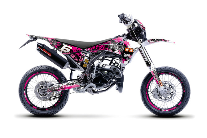 Grafik Kit Fantic XM 50 2017 - 2022 rosa / svart
