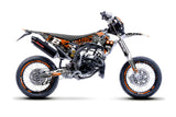 Graphic Kit Fantic XM 50 2017 - 2022 orange / white