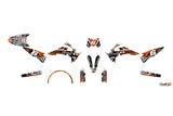 Graphic Kit Fantic XM 50 2017 - 2022 orange / white