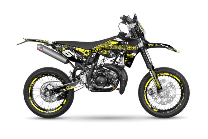 Grafik Kit Sherco SM-R 50 efter 2018 Stage6 gul / svart