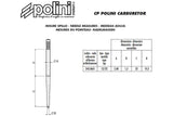 Carburetor Needle 12/22 Polini CP