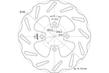 Brake Disc Polini D.220/58mm Honda Vision / PCX