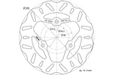 Brake Disc Polini D.200/64mm Peugeot Metropolis