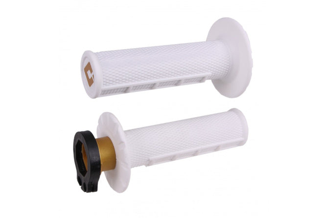 Grips ODI MX V2 halv våffla vit