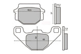 Brake Pads RMS Peugeot Django 125