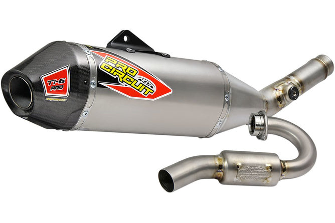 Fullt Avgassystem Pro Circuit TI6 PRO titan / kolfiber KXF 250 2017-2020