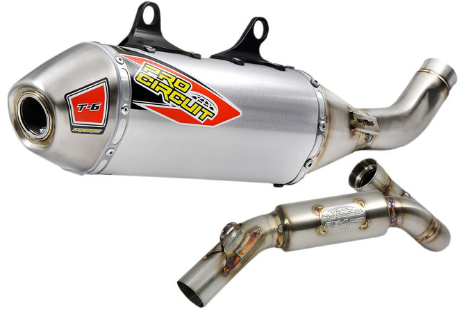 Fullt Avgassystem Pro Circuit T-6 rostfritt stål / aluminium SX-F / FC / MC-F 450
