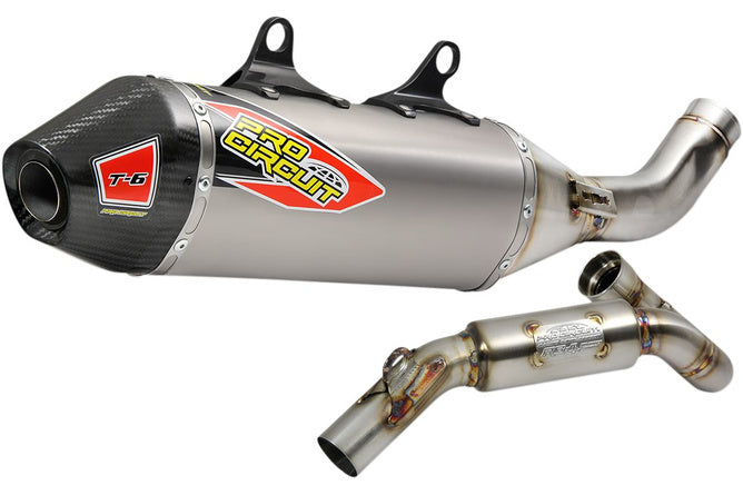 Fullt Avgassystem Pro Circuit T-6 i rostfritt stål / kolfiber SX-F / FC / MC-F 450