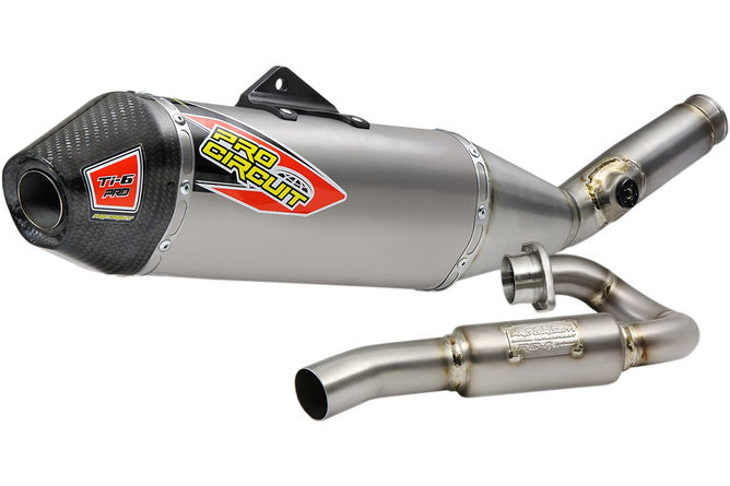 Fullt Avgassystem Pro Circuit TI-6 PRO titan / kolfiber KXF 450 efter 2019
