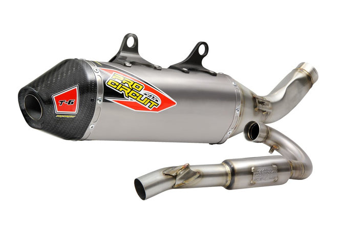 Fullt Avgassystem Pro Circuit T-6 i rostfritt stål / kolfiber SX-F / FC / MC-F 350