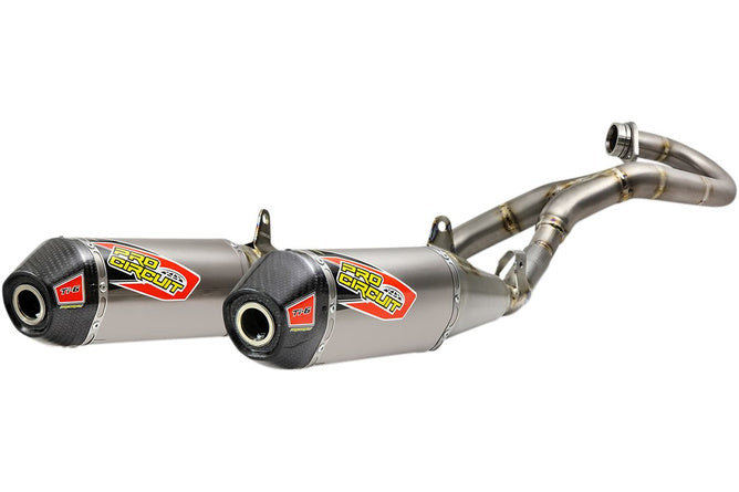 Fullutsläpp Pro Circuit TI-6 titanjum / kol CRF 450 2019-2020