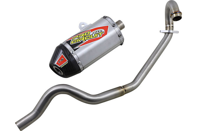 Full Utblås Pro Circuit T-6 rostfritt stål / kolfiber KLX 110 2002-2009