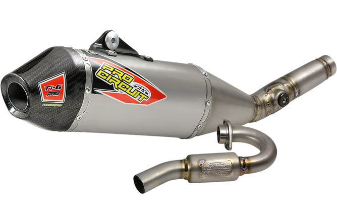 Fullt Avgassystem Pro Circuit TI-6 PRO titan / kolfiber KXF 250 efter 2021