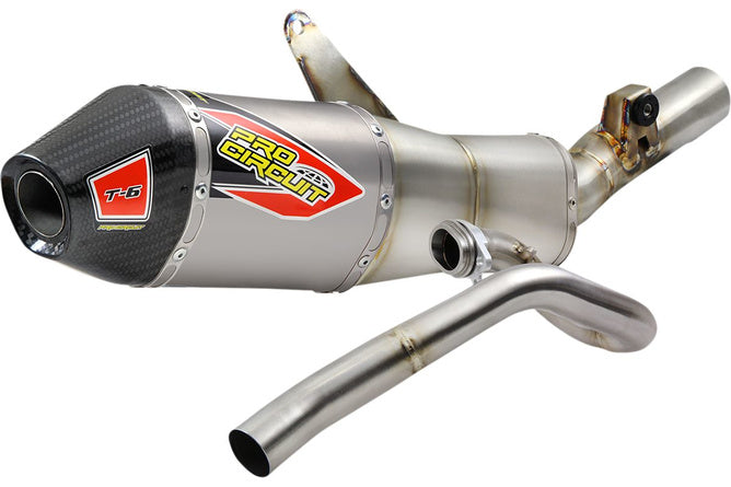 Fullutsläpp Pro Circuit T-6 rostfritt stål / kolfiber CRF 450 efter 2021