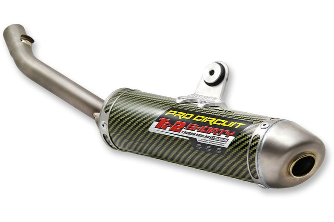 Dämpare Pro Circuit TI-2 Shorty kolfiber / Kevlar® / titan TC / SX 125 2016-2018