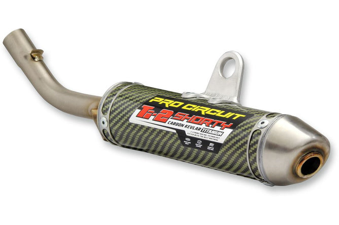 Dämpare Pro Circuit TI-2 Shorty kolfiber / Kevlar® / titan TC / SX / MC 65