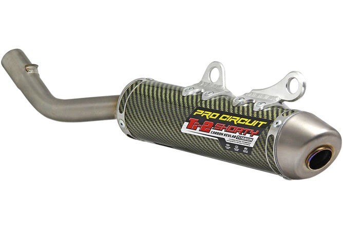 Dämpare Pro Circuit TI-2 Shorty kolfiber / Kevlar® / titan TC / SX 250 2017-2018