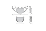 Brake Pads Stage6 Sport Derbi / Peugeot