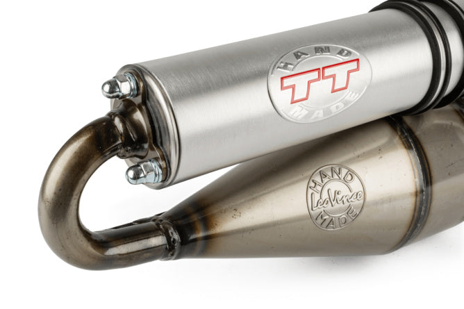 Avgassystem LeoVince HandMade TT Minarelli vertikal
