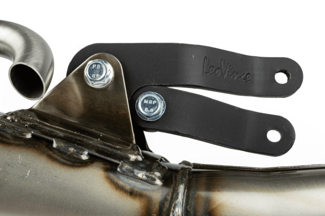 Avgassystem LeoVince Handmade TT Svart Edition Minarelli Horisontell