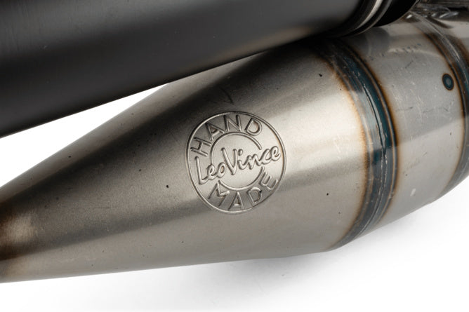 Avgassystem LeoVince HandMade TT Svart Edition Peugeot Speedfight 3