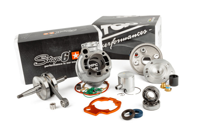 Tuning Kit Top Performances 87cc gjutjärnscylinder + vevaxel slag 45mm Minarelli AM6