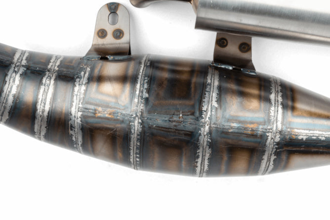 Avgassystem 2Fast 70cc Minarelli horisontell