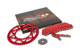 Chain Kit 14x53 - 420 Stage6 aluminium CNC Red Derbi DRD Pro