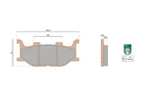 Brake Pads Malossi MHR Synt Yamaha TMax 500 2004 - 2007