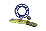 Chain Kit aluminium blue 13x53 - 420 Rieju MRT