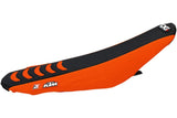 Seat Cover Blackbird Double Grip 3 orange/black SX / EXC 2011-2016
