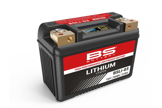 Batteri BS Battery Lithium BSLI-03 12V - 3Ah