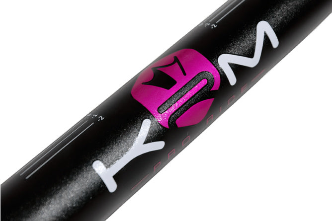 Handtag MX 28mm med pad KRM svart / rosa