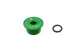 Oil Filler Screw KRM green Derbi
