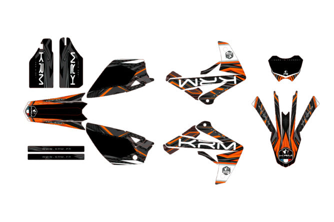 Grafikpaket KRM orange Rieju MRT 2009 - 2022