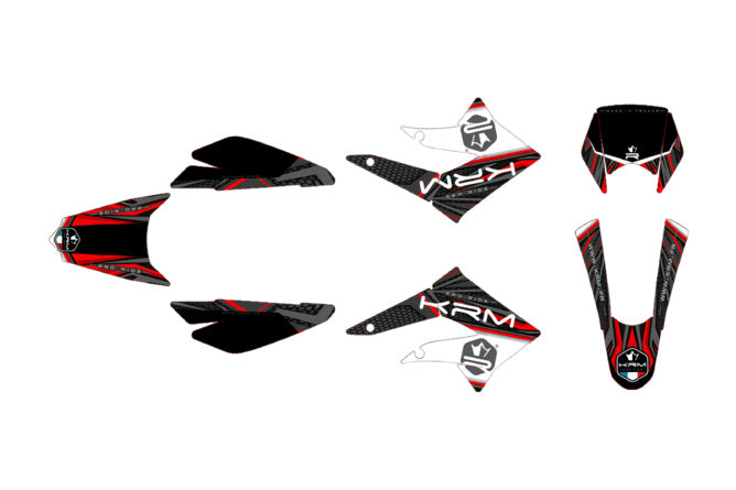 Grafikpaket KRM röd Derbi X-treme 2011 - 2017