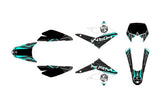 Graphic Kit KRM Turquoise Derbi X-treme 2011 - 2017