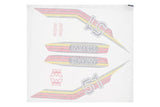 Graphic Kit red / yellow / orange MBK 51 (10 pcs.)