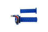Throttle Grip Mini Targa metal blue
